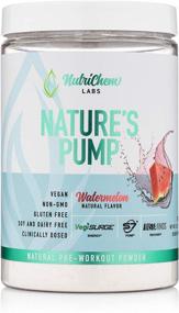 img 4 attached to Растительный предтренировочный комплекс Nature's Pump: подходит для веганов и кето-диеты, повышает энергию 🌿, концентрацию, а также содержит оксид азота для улучшения показателей - улучшает мозг и восстановление с помощью BCAA - 20 порций.