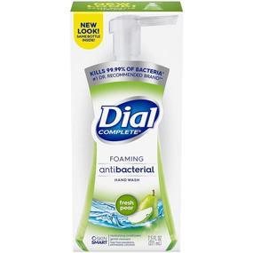 img 3 attached to 🍐 Dial Complete Antibacterial Foaming Hand Soap, Fresh Pear Scent, 7.5 fl oz (Pack of 8)