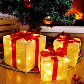 img 1 attached to ATDAWN Lighted Christmas Decorations Transparent Seasonal Decor