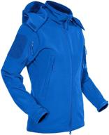 stay warm and dry with magcomsen women's hooded winter snow ski rain jacket - 6 pockets, waterproof, windproof, softshell fleece coat логотип