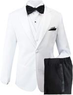 spring notion modern tuxedo black burgundy boys' clothing logo