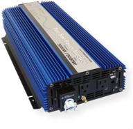 ul listed aims power 3000w pure sine inverter: 12vdc to 120vac conversion efficiency logo