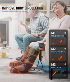 img 2 attached to 🦵 Relieve Pain and Improve Circulation with FIT KING Leg and Foot Massager FT-057A