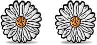 daisy stud earring: exquisite blossom jewelry for women & girls logo