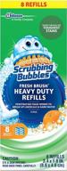 scrubbing bubbles fresh brush refill household supplies and cleaning tools logo