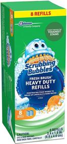 img 2 attached to Scrubbing Bubbles Fresh Brush Refill Household Supplies and Cleaning Tools