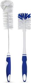 img 4 attached to 🧼 MIRA 16-Inch and 13-Inch Water Bottle Brush Set - Ideal Cleaning Tools for Stainless Steel Insulated Bottles, Sports Bottles, Travel Mugs