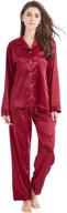 candice classic sleepwear loungewear burgundy logo