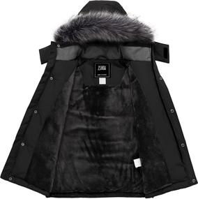 img 2 attached to ZSHOW Hooded Winter Quilted Windproof Boys' Jackets & Coats: Ultimate Protection for Cold Weather