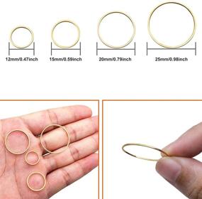 img 2 attached to 🔗 Versatile 70pcs Earrings Beading Hoop Kit - Perfect for DIY Jewelry Making