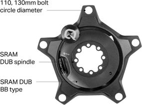 img 1 attached to 130mm BCD Quarq DZero Dub Power Meter Spider in Black