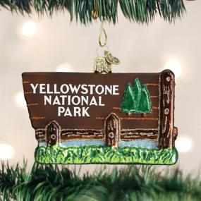 img 3 attached to 🏞️ Captivating Old World Christmas Ornaments: State Parks Glass Blown Ornaments for Christmas Tree, Celebrating Yellowstone National's Beauty