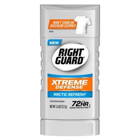 img 3 attached to 🧊 Right Guard Xtreme Defense Antiperspirant Deodorant Invisible Solid Stick - Arctic Refresh, 2.6 Ounce (Pack of 4)