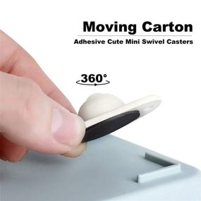 img 2 attached to Adhesive Furniture Casters & Castors Accessories