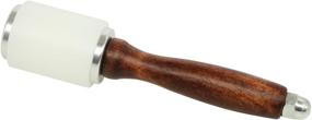img 3 attached to 🔨 Stormshopping Ручка из дерева, обтянутого нейлоном, для кожевенного ремесла - универсальный молоток для резьбы по дереву, ручной маркировки и кожевенных изделий.