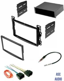 img 1 attached to ASC Audio Car Stereo Dash Kit: Designed for Chevrolet Pontiac Saturn 🚗 Vehicles | Complete with Wire Harness & Antenna Adapter - Check Compatibility Below