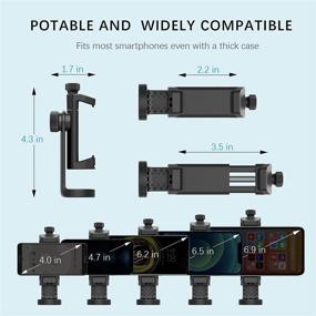 img 2 attached to Адаптер Monopod Yoozon с возможностью регулировки на 360 градусов для смартфона.