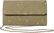 👛 sparkling outrip women's evening bag clutch purse for glamorous parties and weddings, featuring a stylish chain handle logo