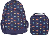 🦖 dinosaur insulated backpack for kids - polyester lunchbox backpacks and school bags логотип