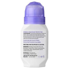 img 3 attached to ✨ CRYSTAL Lavender & White Tea Aluminum Free Mineral Deodorant Roll-On - Paraben Free, Certified Cruelty Free & Vegan - Long-lasting Odor Prevention for Women & Men Up to 24 Hours