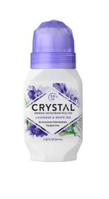 img 4 attached to ✨ CRYSTAL Lavender & White Tea Aluminum Free Mineral Deodorant Roll-On - Paraben Free, Certified Cruelty Free & Vegan - Long-lasting Odor Prevention for Women & Men Up to 24 Hours