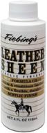 🔆 fiebings leathercraft 4oz leather sheen - улучшите вашу кожу с долговечным блеском логотип