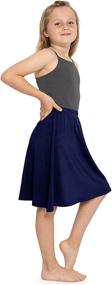 img 3 attached to 👗 Supreme Stretch Comfort: XX Large Girls' Clothing for Maximum Style and Comfort