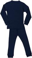 🔥 stay cozy outdoors: men's long john thermal underwear set logo