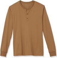 👕 men's clothing: goodthreads standard cotton long sleeve heather shirt logo