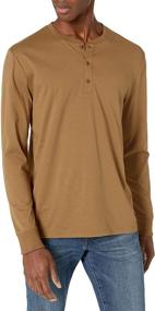 img 3 attached to 👕 Men's Clothing: Goodthreads Standard Cotton Long Sleeve Heather Shirt