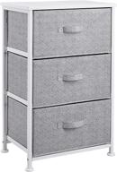 amazonbasics fabric 3 drawer storage organizer storage & organization логотип