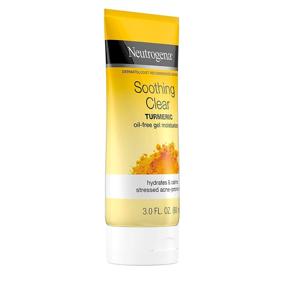 img 2 attached to 🧪 Turmeric Infused Neutrogena Soothing Clear Gel Facial Moisturizer, Hydrating Oil-Free Face Cream for Acne Prone Skin, Paraben-Free, Cruelty-Free, 3 fl. oz