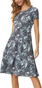 img 3 attached to Urban CoCo Women's Waist Sleeve Dresses - Flattering Women's Clothing