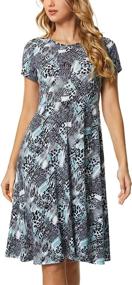 img 2 attached to Urban CoCo Women's Waist Sleeve Dresses - Flattering Women's Clothing