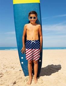 img 3 attached to ALISISTER Pineapple Boardshorts Drawstring Lightweight Boys' Clothing in Swim