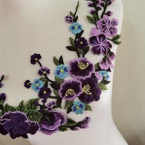 img 3 attached to Embroidered Garment Appliques Cheongsam Accessory Sewing