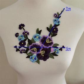 img 1 attached to Embroidered Garment Appliques Cheongsam Accessory Sewing