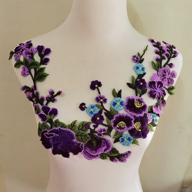 embroidered garment appliques cheongsam accessory sewing logo