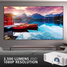 img 3 attached to 🎮 Enhanced Gaming and Streaming: ViewSonic PX703HD 1080p Projector with 3500 Lumens, DLP 3D, Dual HDMI, Sports Mode, Low Input Lag, and Dongle Support