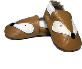 img 1 attached to 👶 Limeinlemon Star and Moon Baby Moccasins for Boys - Ideal Crawling Shoes and Slippers