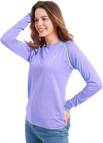 img 2 attached to 👚 "Ultimate Women's UPF 50+ Sun Protection Long Sleeve Shirt: SPF UV Quick Dry Lightweight Outdoor T-Shirt