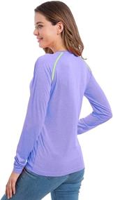 img 1 attached to 👚 "Ultimate Women's UPF 50+ Sun Protection Long Sleeve Shirt: SPF UV Quick Dry Lightweight Outdoor T-Shirt