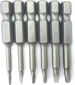 img 1 attached to 🔲 Silverhill Tools ABSTR6 6pc Triangle Head Bit Set – Power Bit Style with TA14, TA18, TA20, TA23, TA27, TA30 sizes