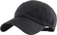 🧢 kbethos original classic low profile cotton hat: adjustable unconstructed baseball cap for men and women логотип