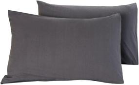 img 2 attached to Набор чехла для одеяла "Ультра мягкого цвета темно-серого | Colorful Snail 100% натуральный хлопок, стираный | Устойчив к выцветанию | Легкий уход | Размер Queen/Full