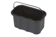 🧹 rubbermaid commercial products: 10 quart executive series cleaning caddy organizer, black - efficient supplies storage solution logo