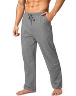 pudolla cotton sweatpants athletic pockets men's clothing and active logo