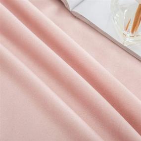img 2 attached to AYASW 18 Inch Drop Bed Skirt: Elastic Wrap Around Dust Ruffle for Queen-King Size Beds - Blush Pink