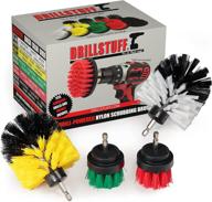 🛠️ multi-purpose cordless drill powered scrub brush kit - ultimate cleaning brushes for kitchen, shower, car, and floors logo