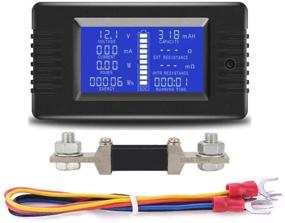 img 3 attached to 🔋 Spartan Power Battery Monitor & Multimeter 0-300A 0-200VDC LCD Display with Current Shunt and Wiring Kit